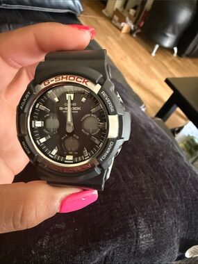 G-Shock Black and Silver Men's Sport Watch